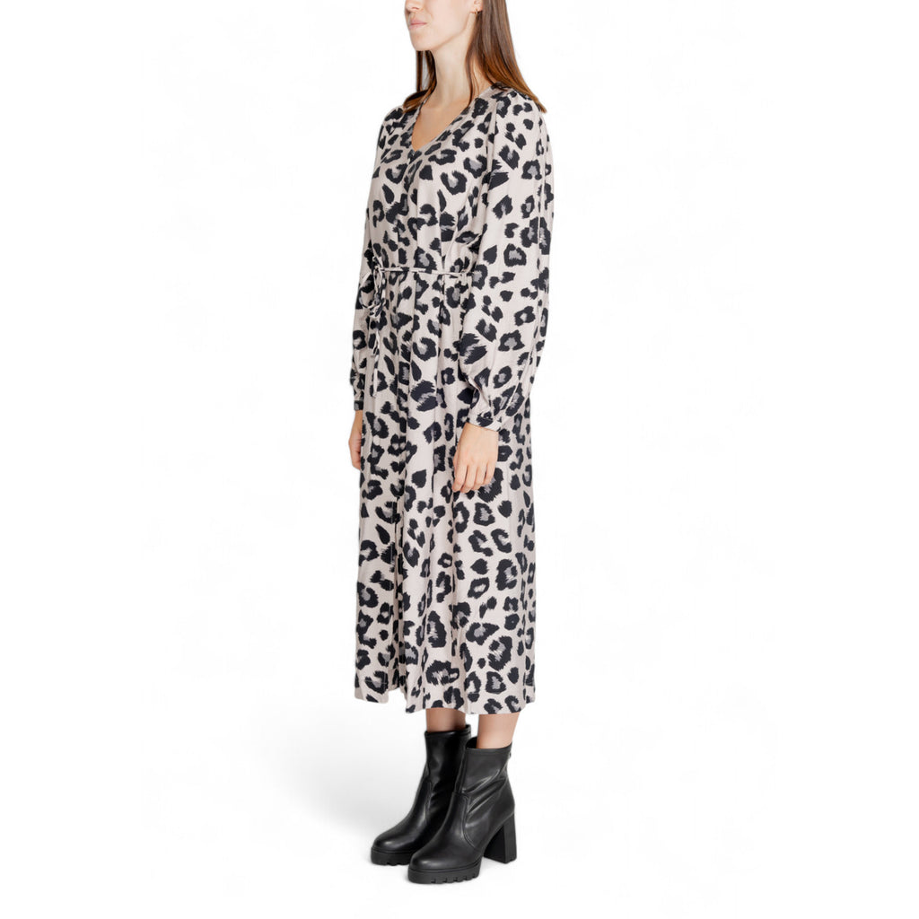 Jacqueline de Yong JDYCAROLINE L/S MIDI SLIT DRESS WVN